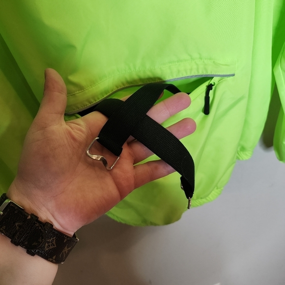 Canari Packable Cycling Jacket.  Size XXL. Neon green. - Picture 9 of 16